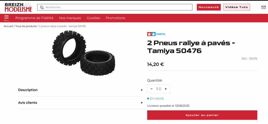 Pneus tallyes